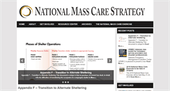 Desktop Screenshot of nationalmasscarestrategy.org
