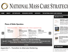 Tablet Screenshot of nationalmasscarestrategy.org